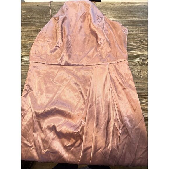 After Six Dress NWT Style 6829 Size 16-R Desert Rose Halter Midi. NWOT. 14 - Picture 3 of 11